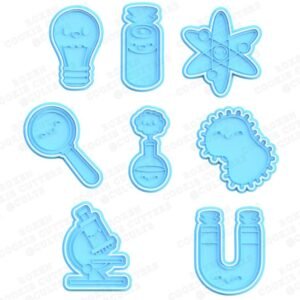 Science Cookie Cutter Set Of 8