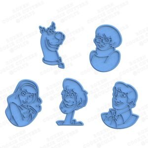 Scooby Doo Cookie Cutter Set Of 5