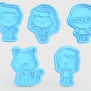 Scooby Doo Cookie Cutter Set Of 5 (2)