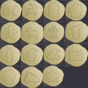 Simple Christmas Cookie Cutter Set Of 31 1