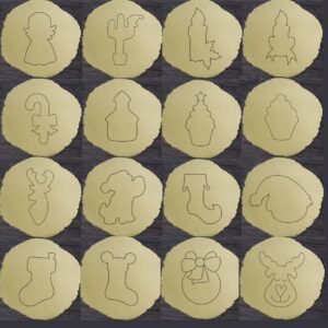 Simple Christmas Cookie Cutter Set Of 31