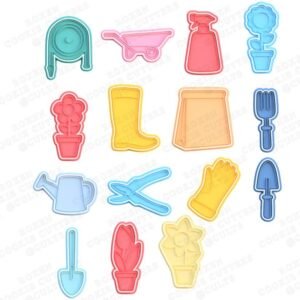 Spring Garden Cookie Cutter Set Of 15