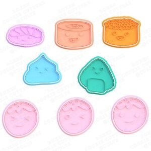 Sushi Rolls Cookie Cutter Set Of 8