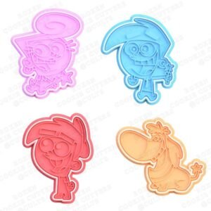 The Fairly Oddparents Life Nickelodeon Cookie Cutter Set Of 4