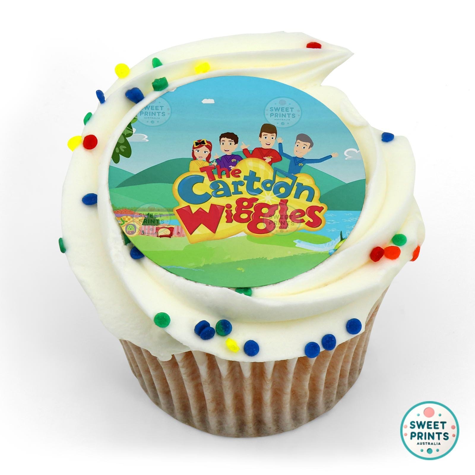 The Wiggles 5 edible cake topper