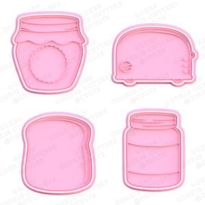 Toast Cookie Cutter Set Of 4