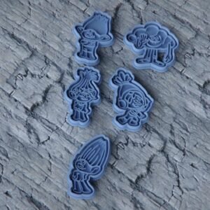 Trolls Cookie Cutter Set Of 5