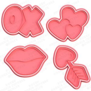 Valentines Day Cookie Cutter Set Of 4 2