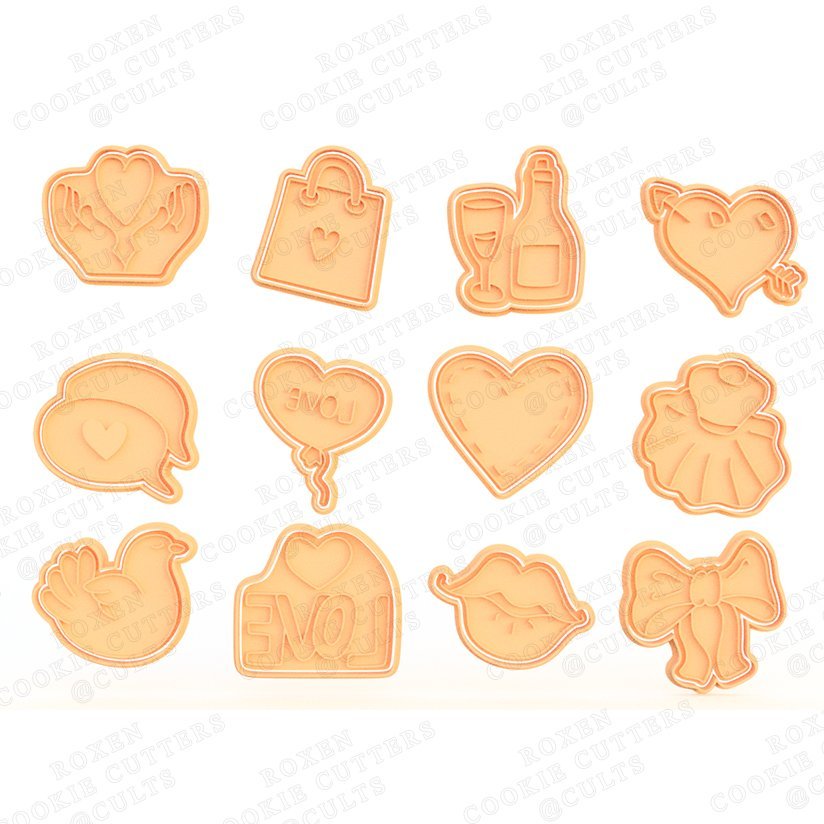 Wedding Cookie Cutter Set Of 20 1 cookie cutter