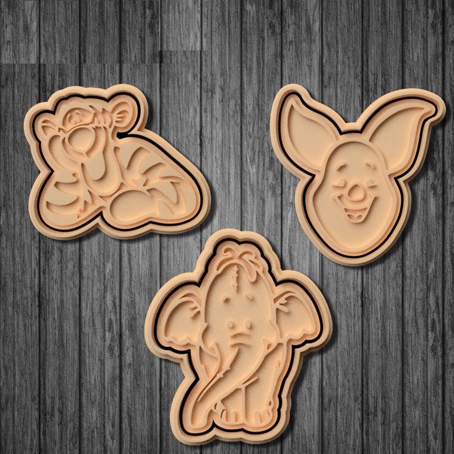 Winnie The Pooh Cookie Cutter Set Of 6 2 cookie cutter