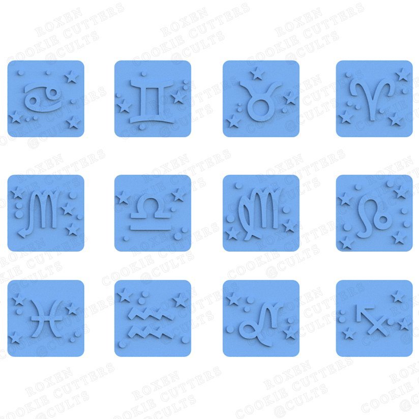 Zodiac Cookie Cutter Set Of 12 cookie cutter