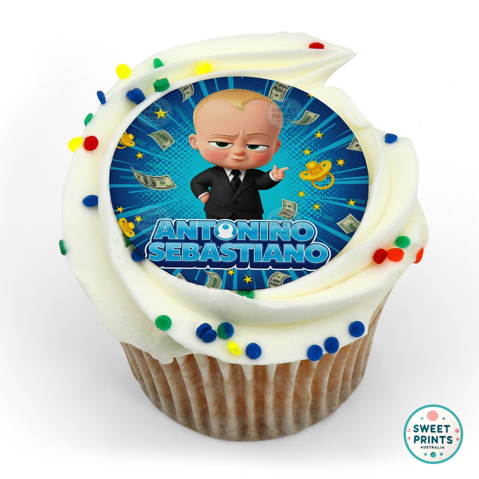 Boss Baby Custom 1 edible cake topper