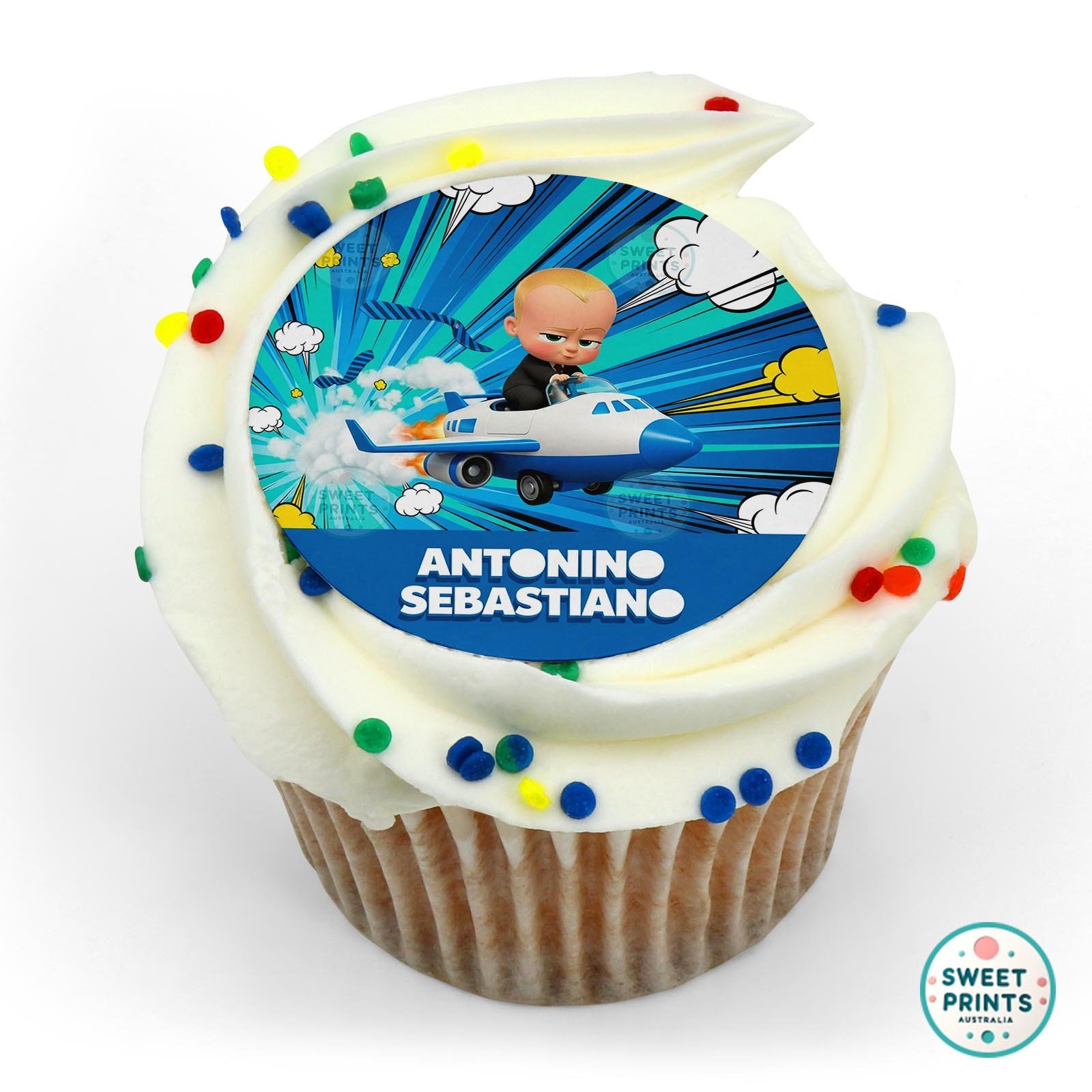 Boss Baby Custom 3 edible cake topper