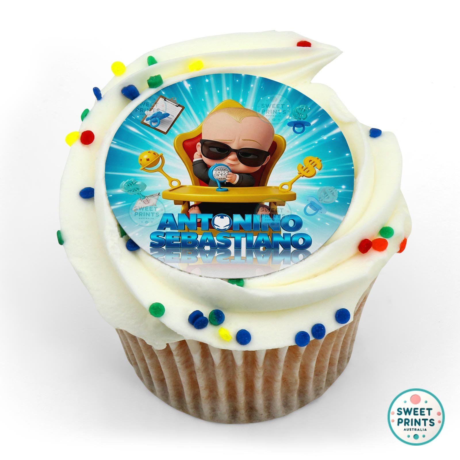 Boss Baby Custom 4 edible cake topper