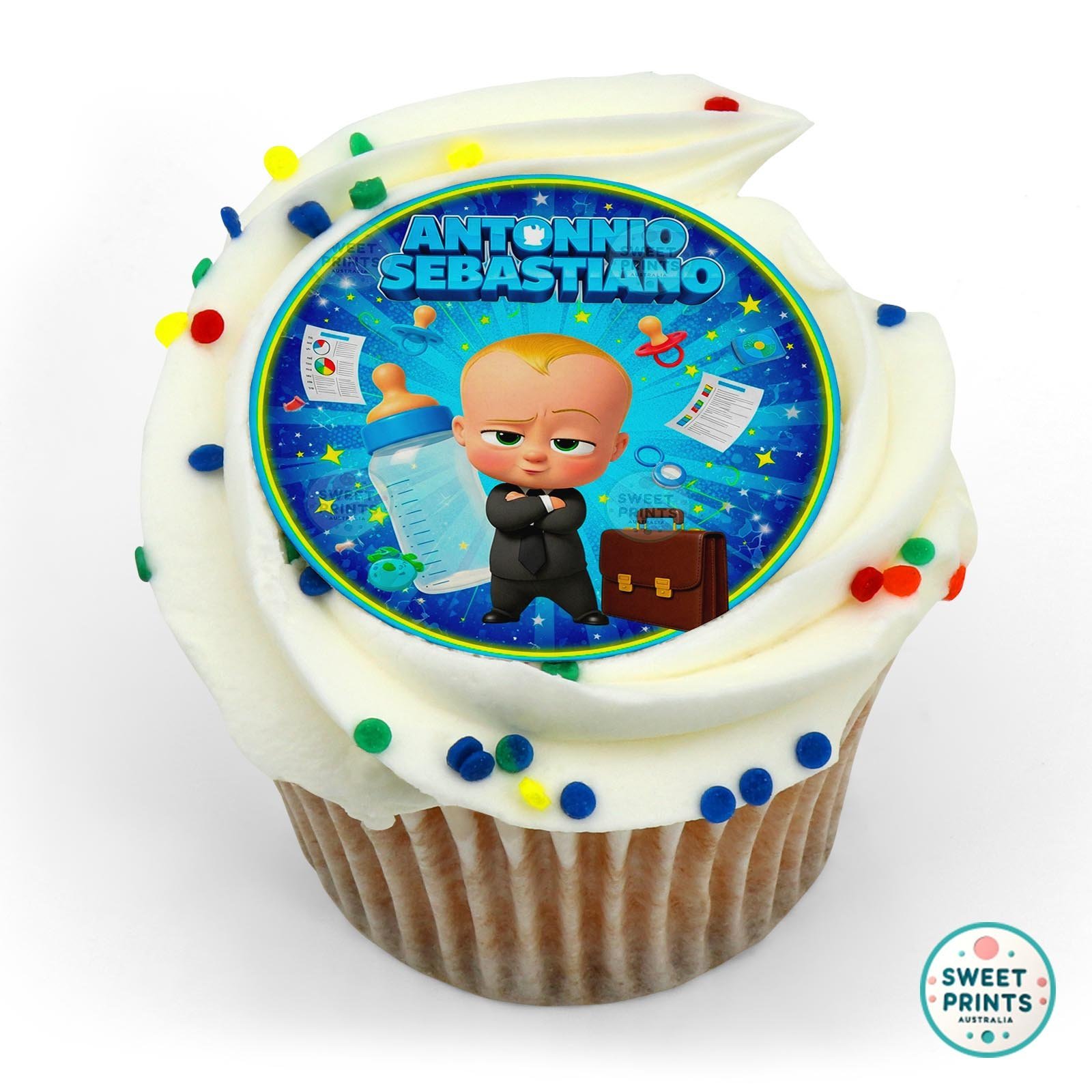 Boss Baby Custom 6 edible cake topper