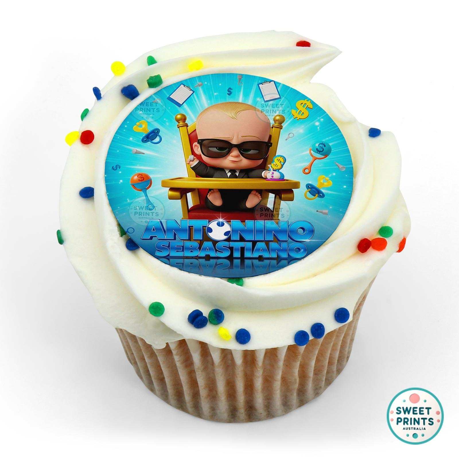 Boss Baby Custom 7 edible cake topper