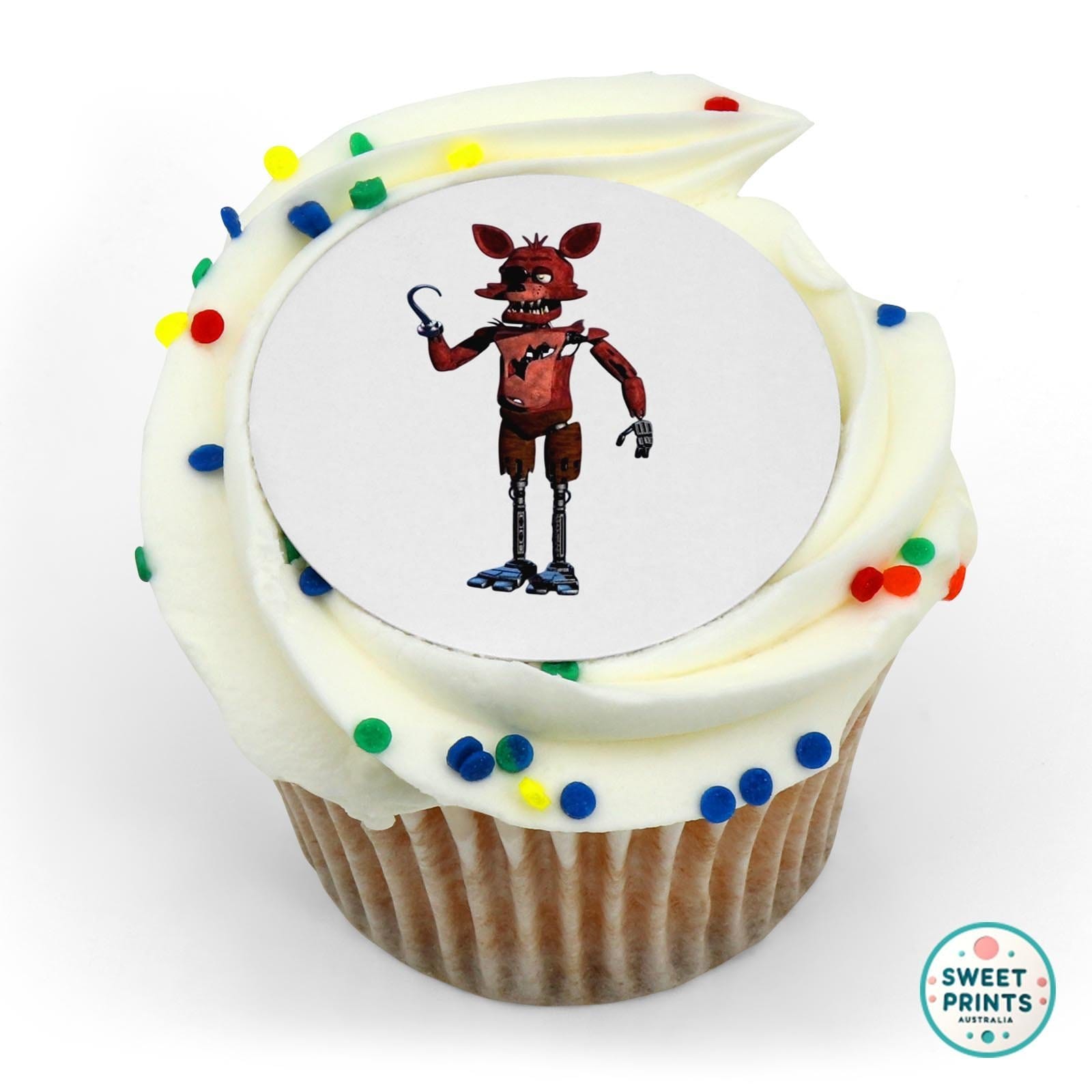 Five Nights At Freddy’s Freddy Foxy The Pirate edible cake topper