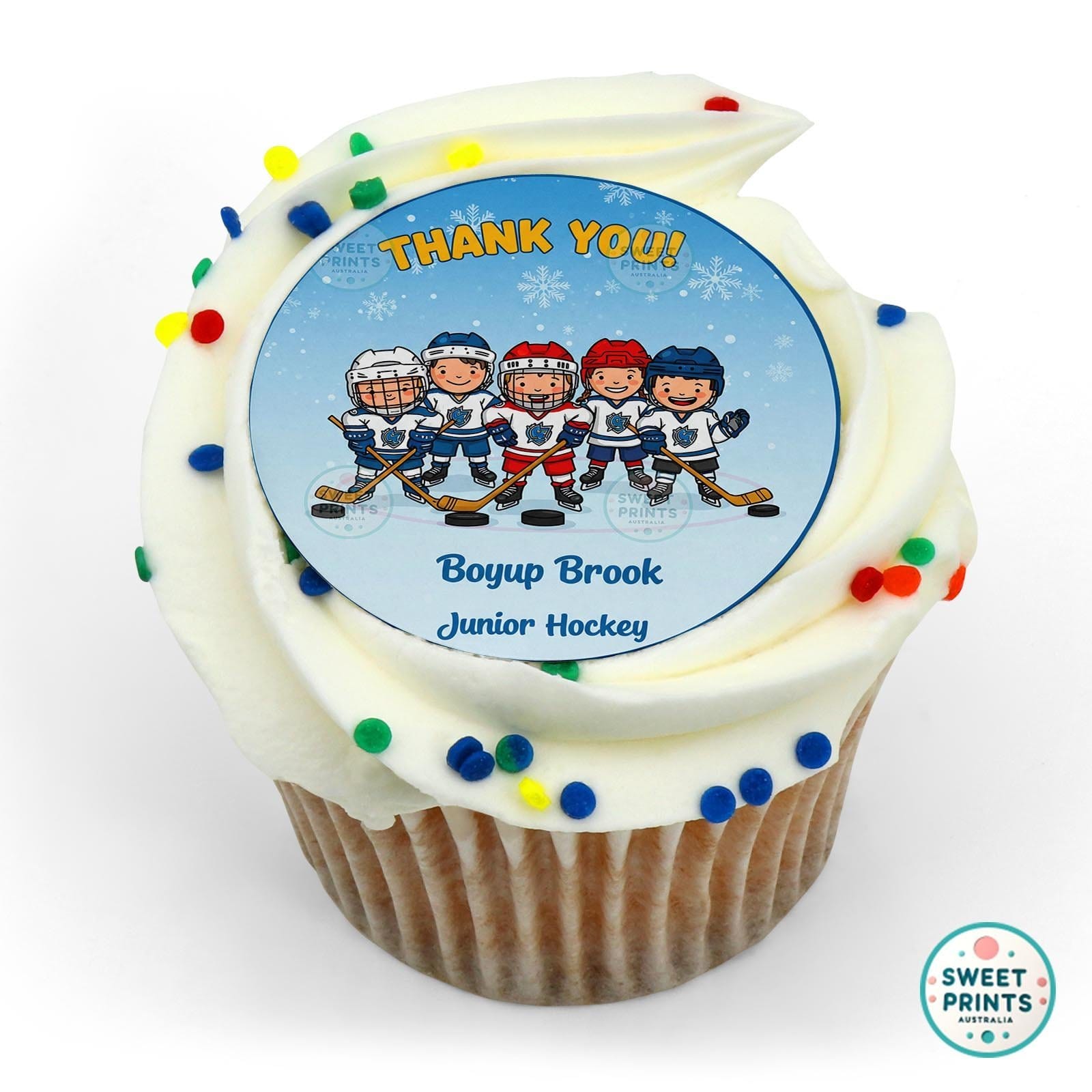 Hockey Custom 1 edible cake topper