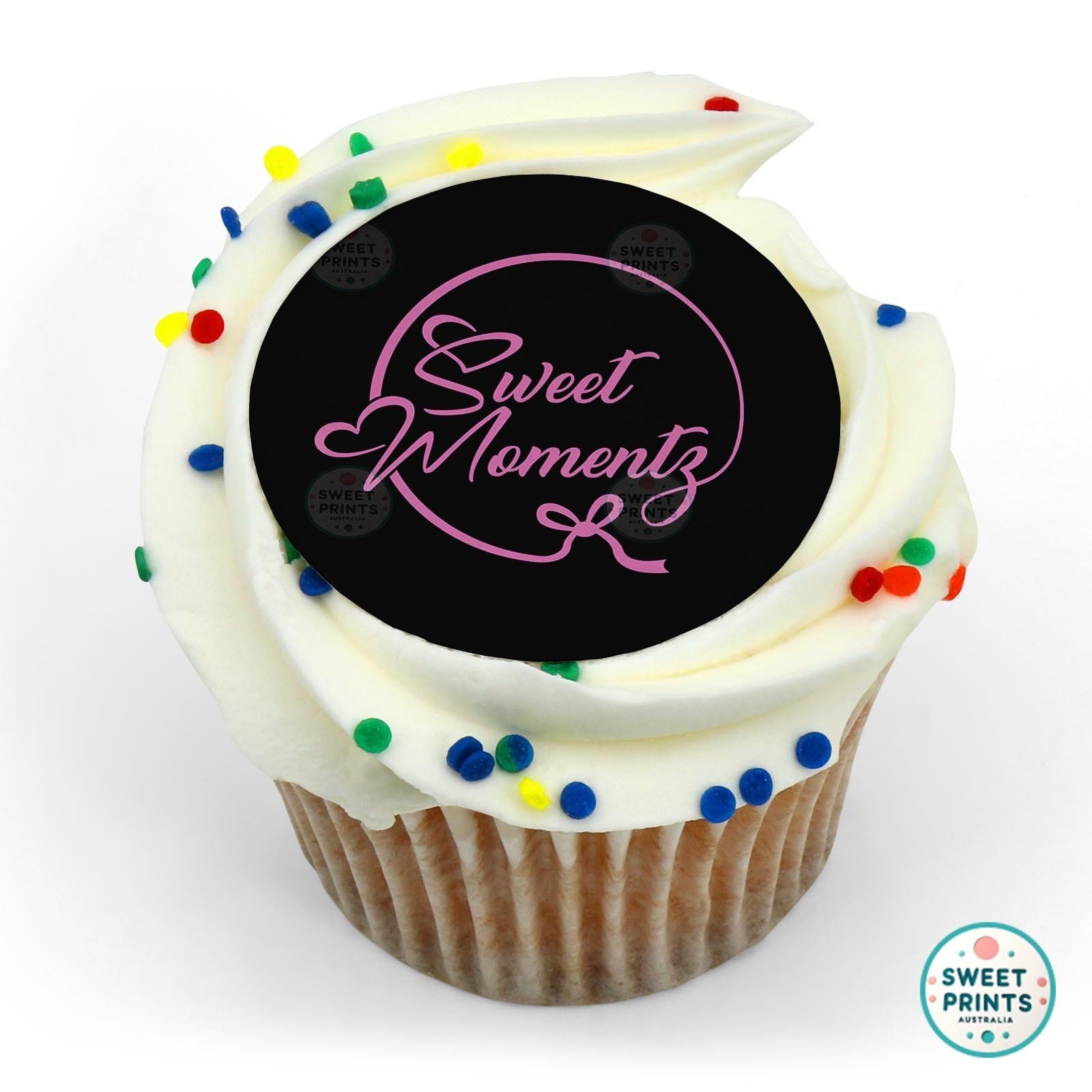 Logo Custom Topper edible cake topper