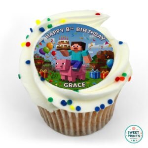 minecraft custom cake topper 1905 o