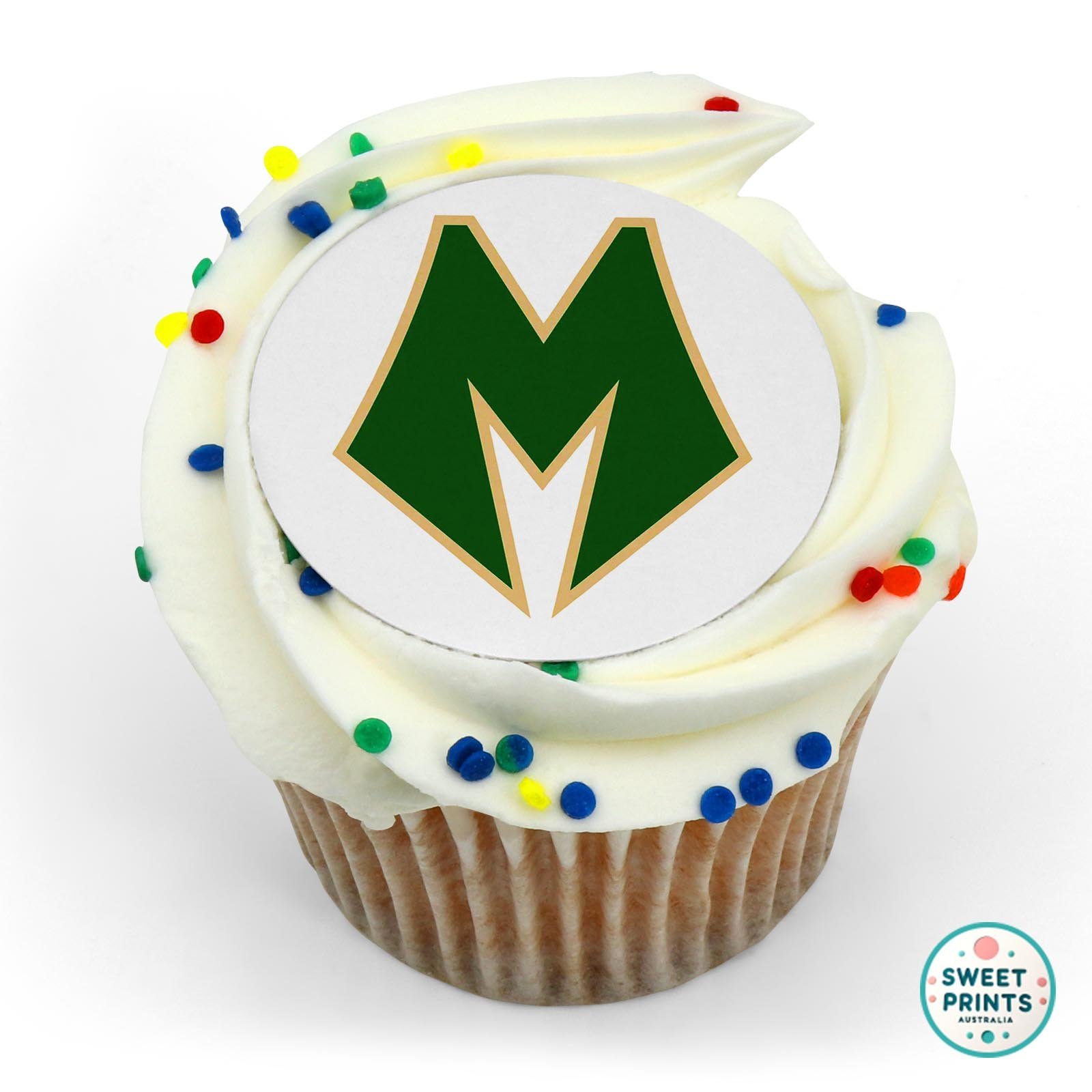 Nba Milwaukee Bucks edible cake topper