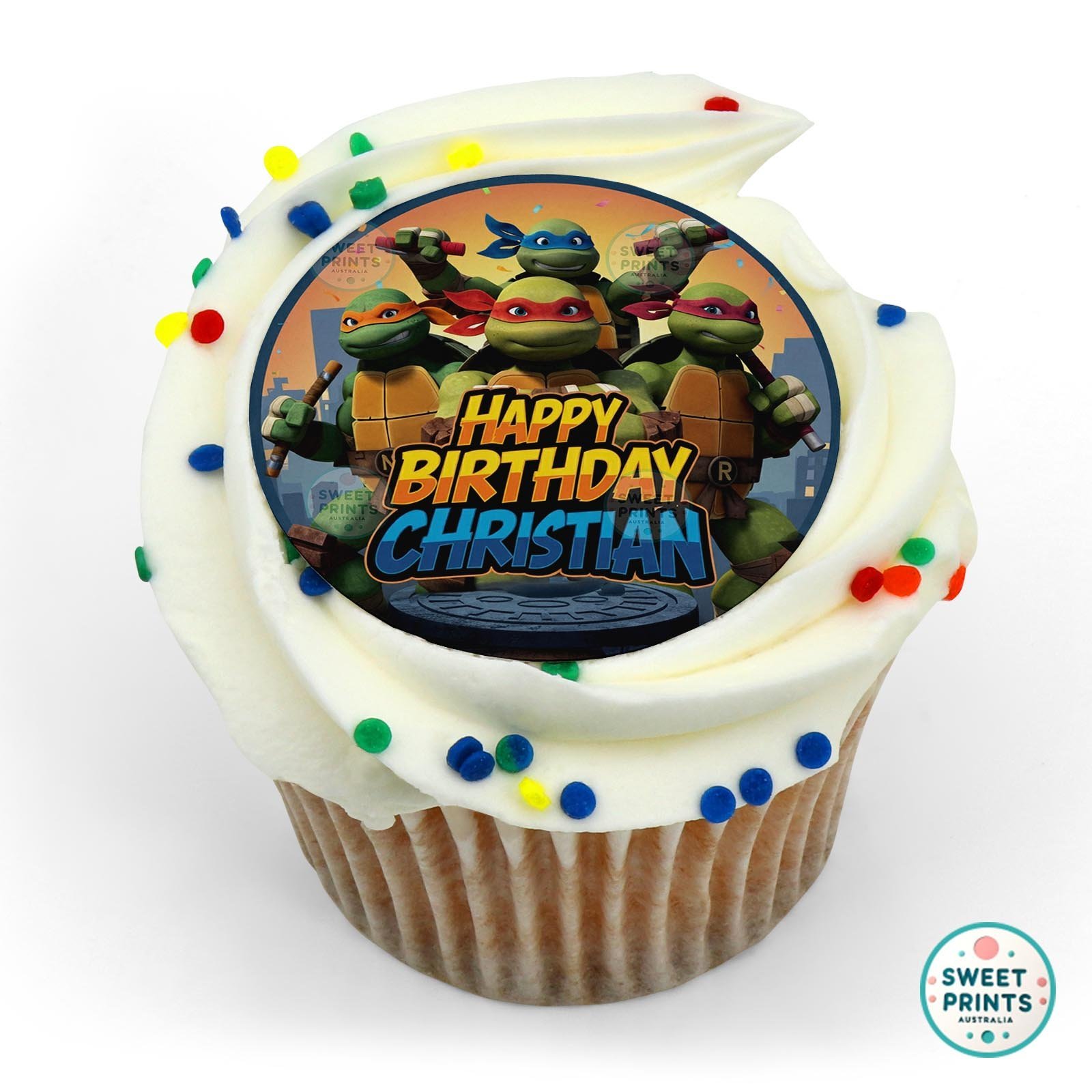 Ninja Turtles Custom edible cake topper