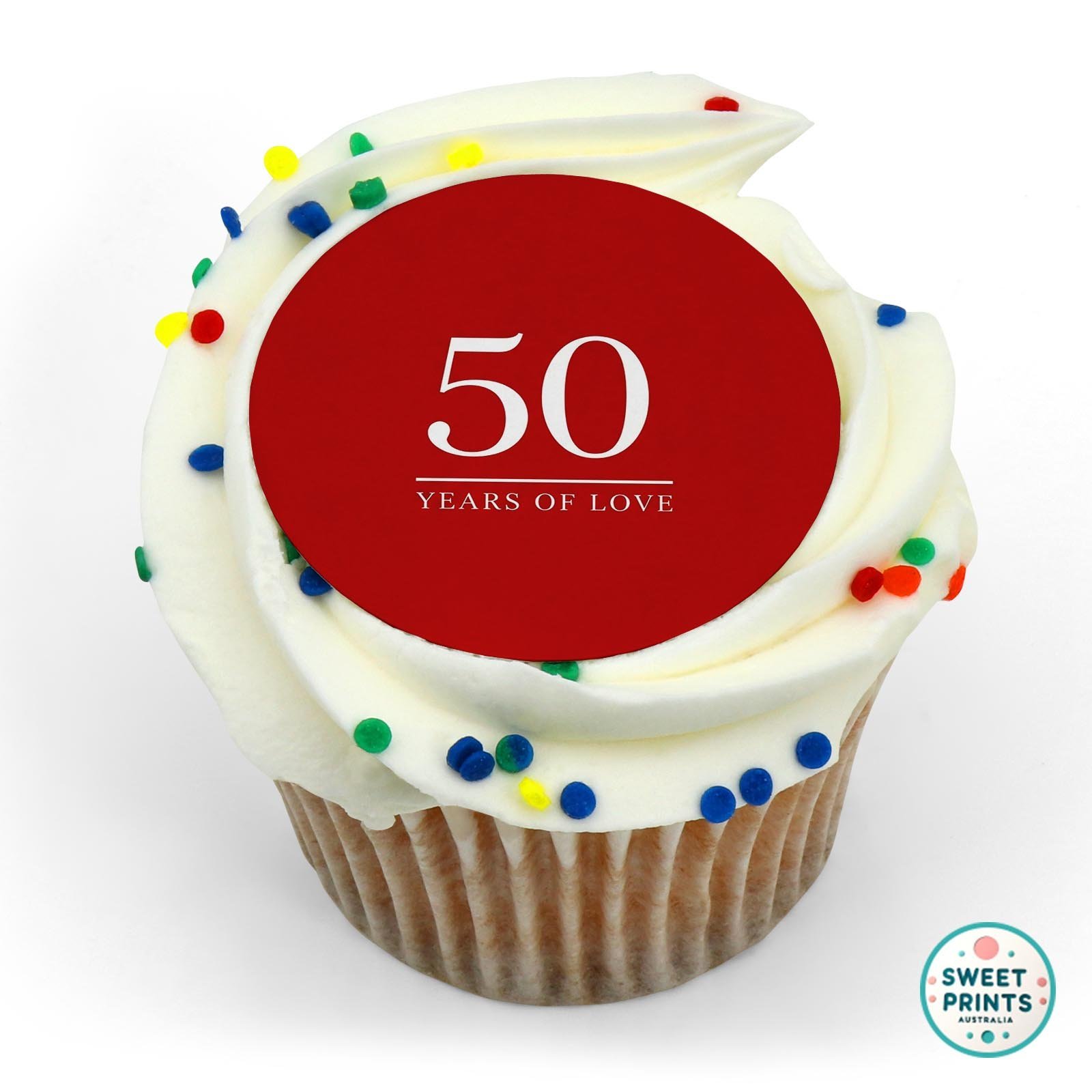 Paint The Town Red 6 edible cake topper