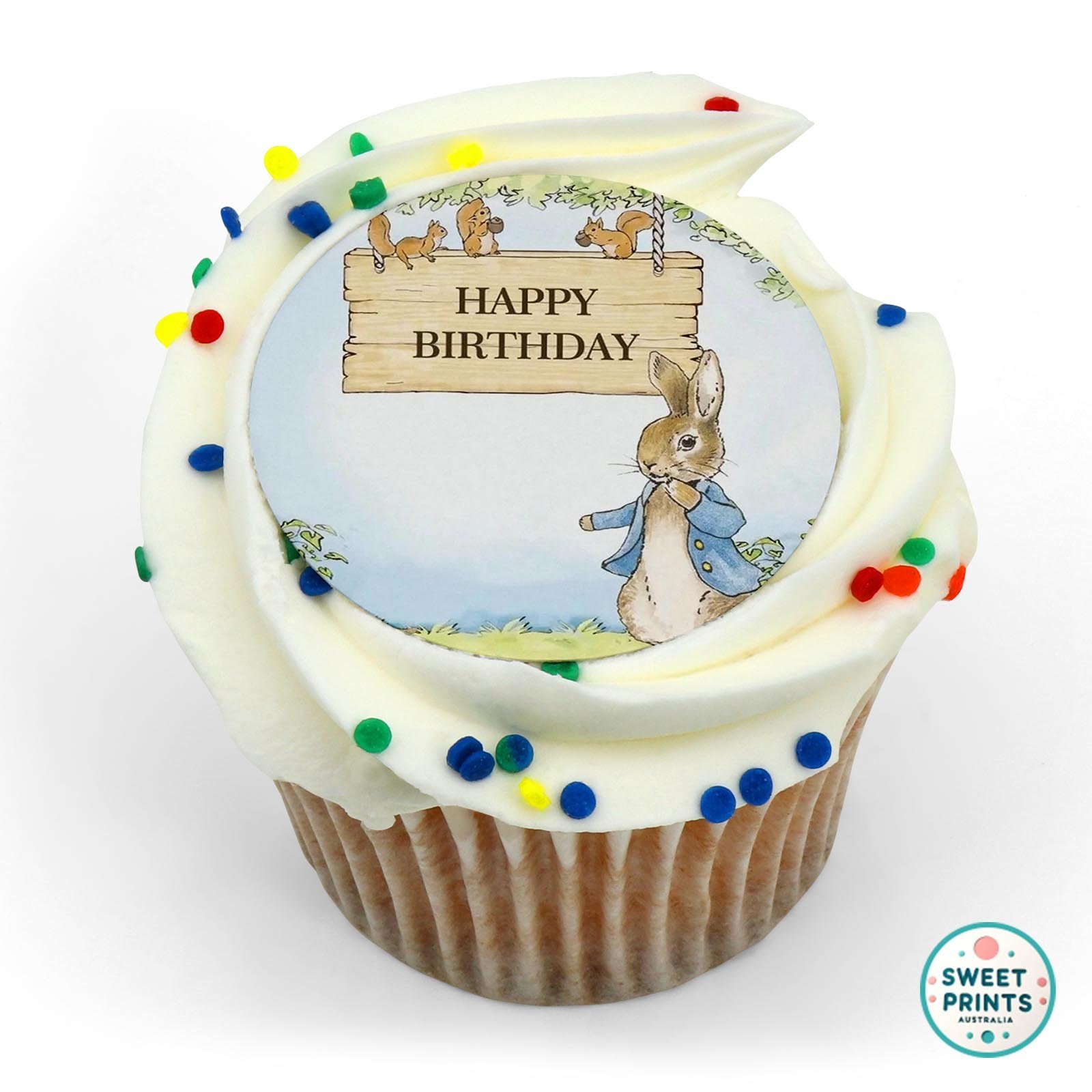 Peter Rabbit 2025 2 edible cake topper