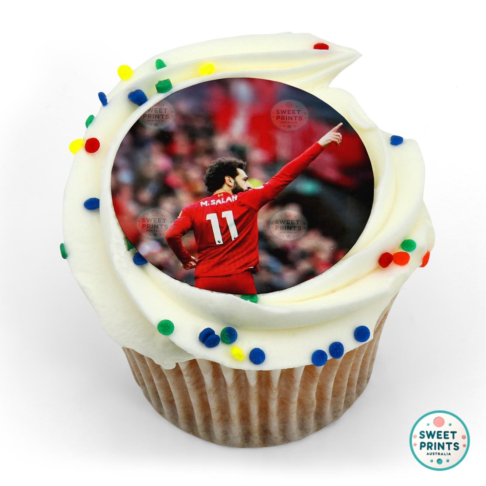 Player Salah Liverpool edible cake topper