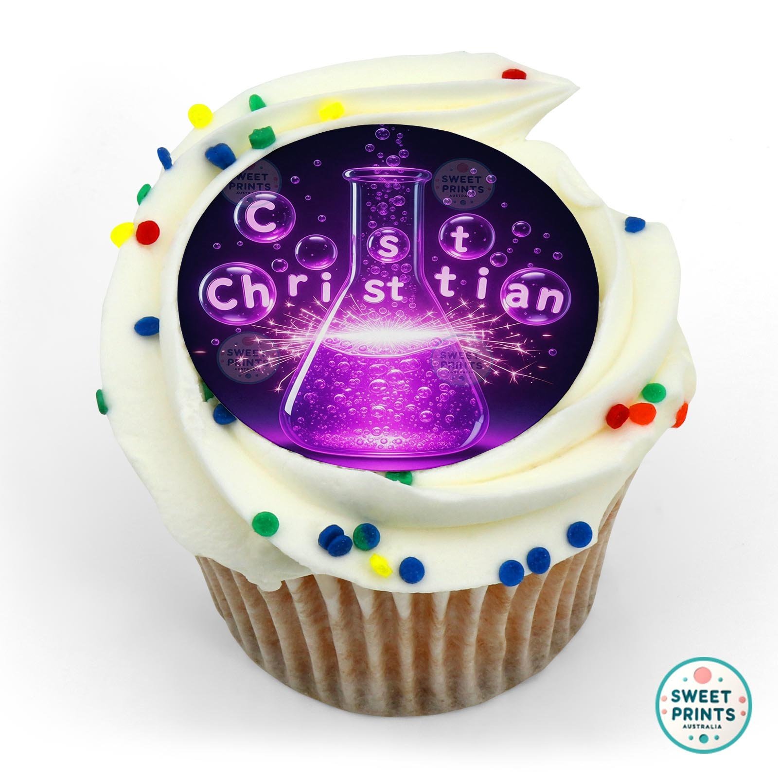 Science Chemical Custom 11 edible cake topper