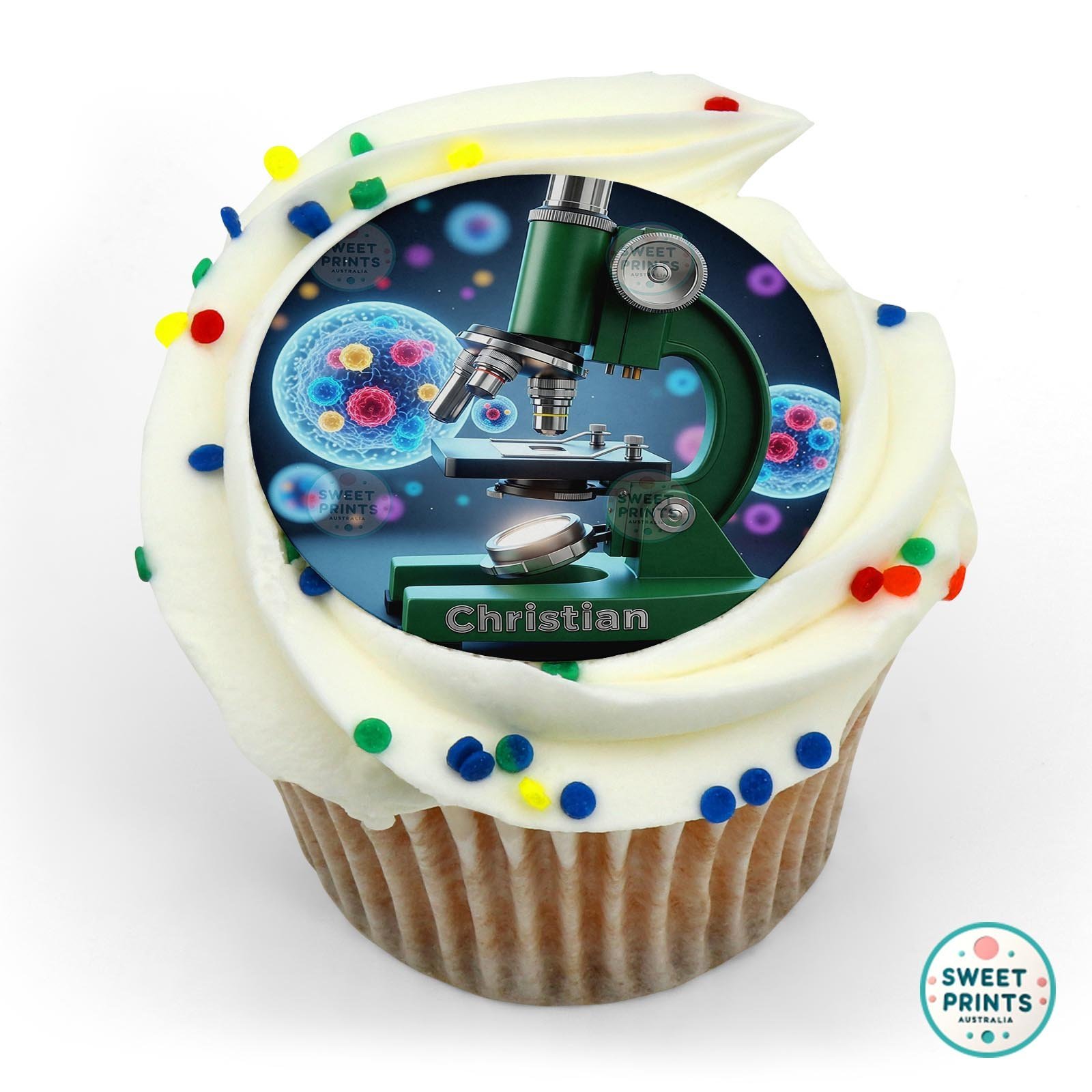 Science Chemical Custom 21 edible cake topper