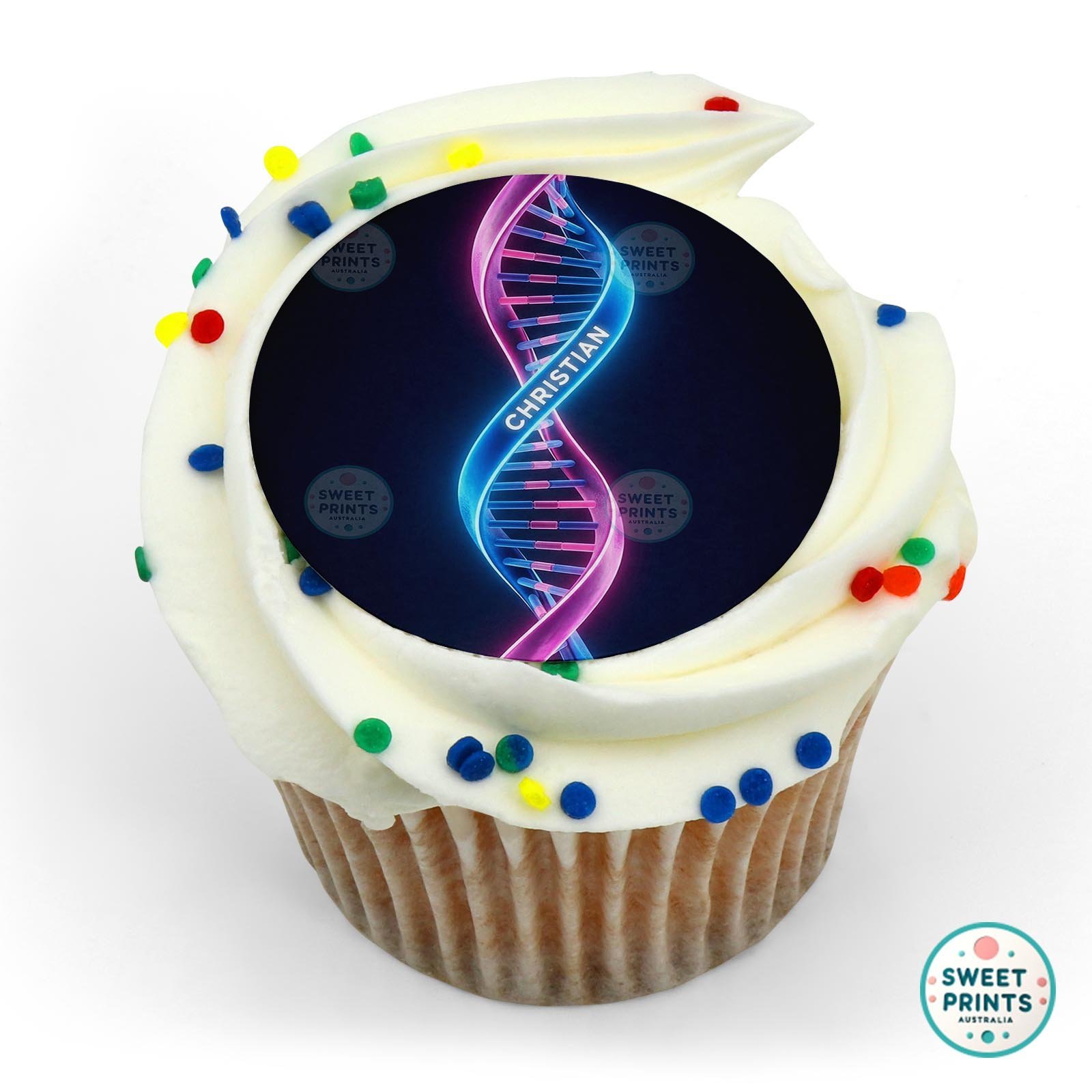 Science Chemical Custom 7 edible cake topper