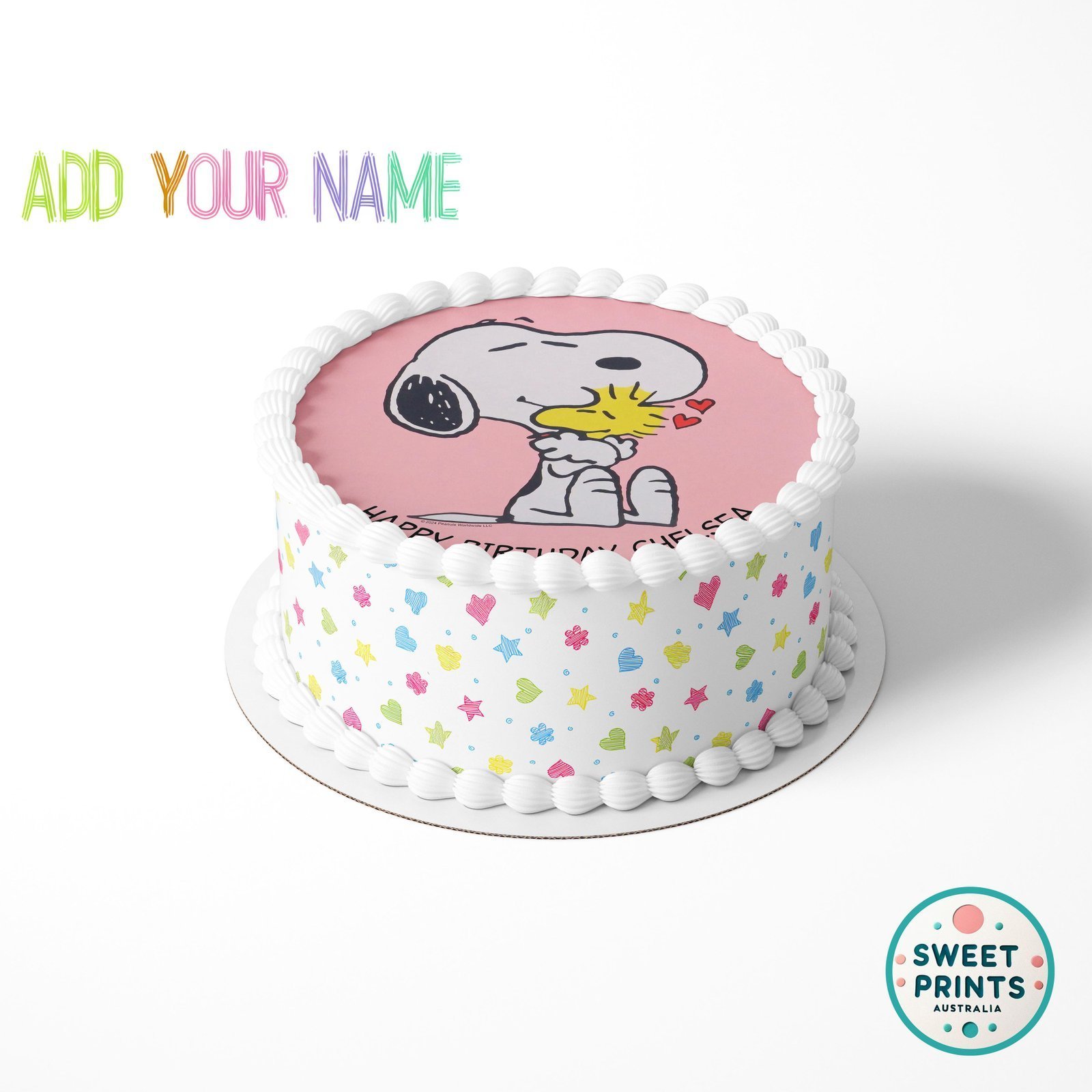 snoopy pink custom o - Image 3