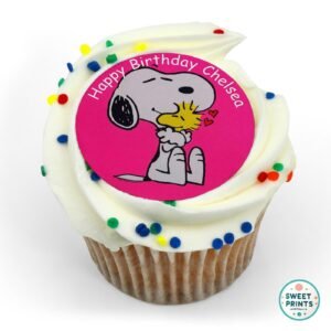 snoopy pink vibrant custom o