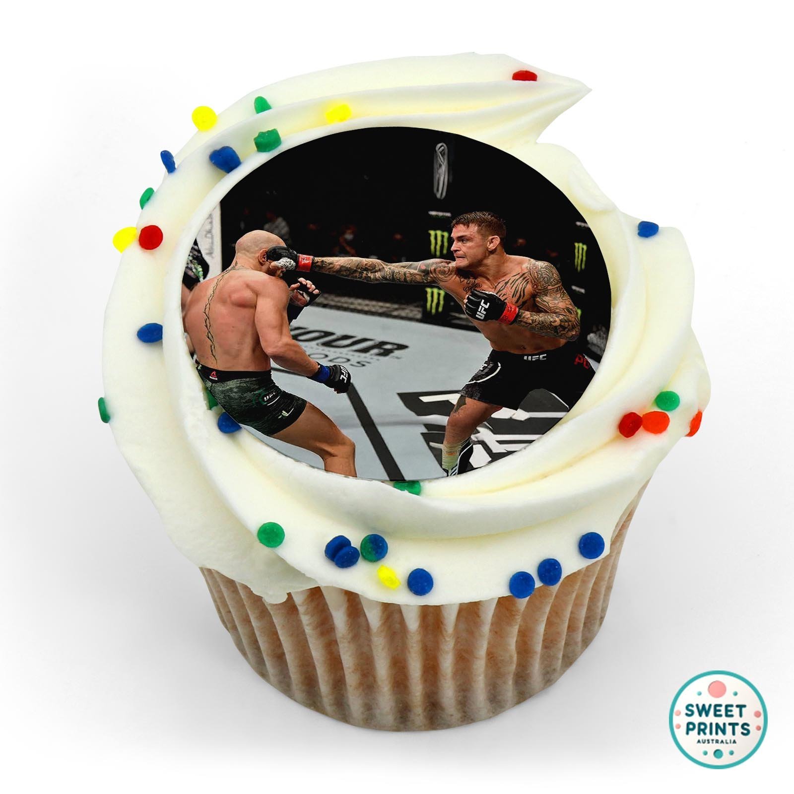 Sport Mma edible cake topper