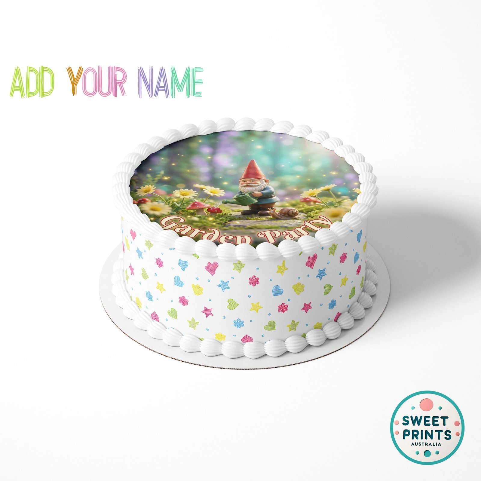 gardening gnome flowers snail 1 o - Image 2