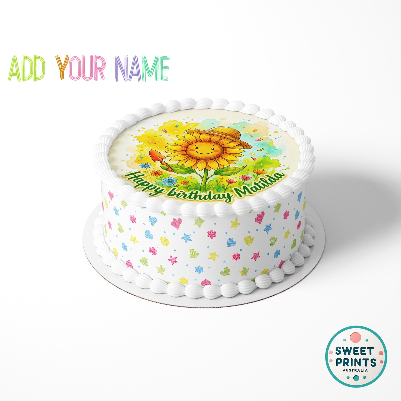 gardening sunflower hat trowel 1 o custom 12 o - Image 2
