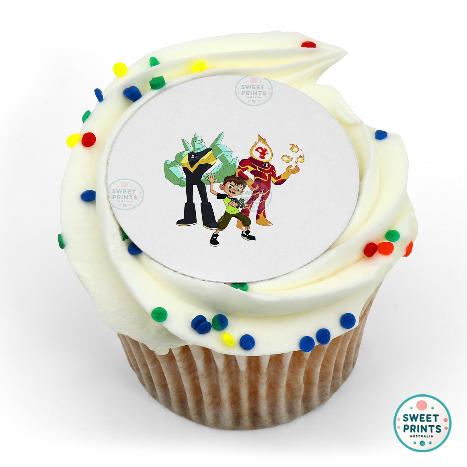 Ben 10 And Aliens edible cake topper