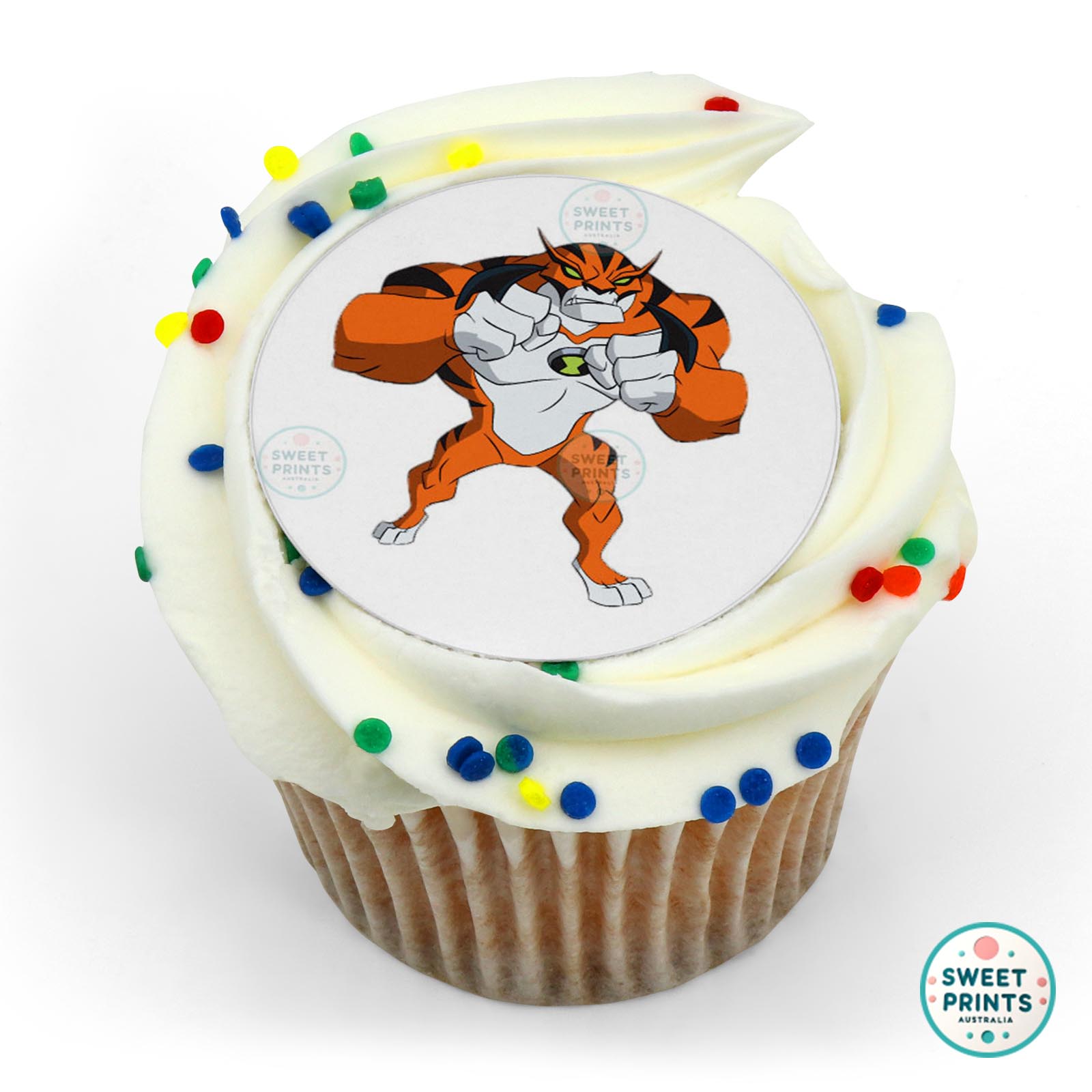 Ben 10 Angry Rath edible cake topper
