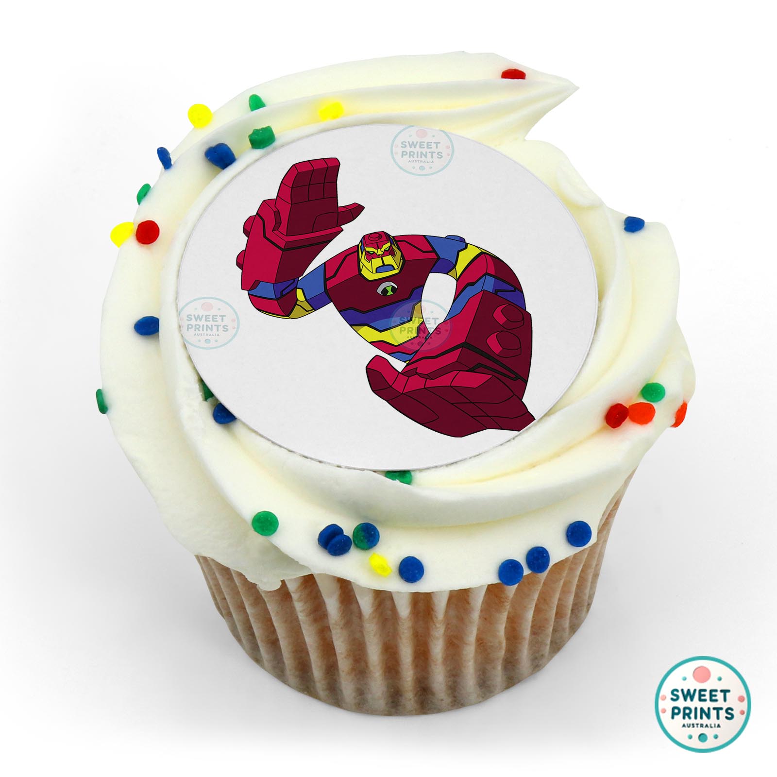 Ben 10 Bloxx Attacking edible cake topper