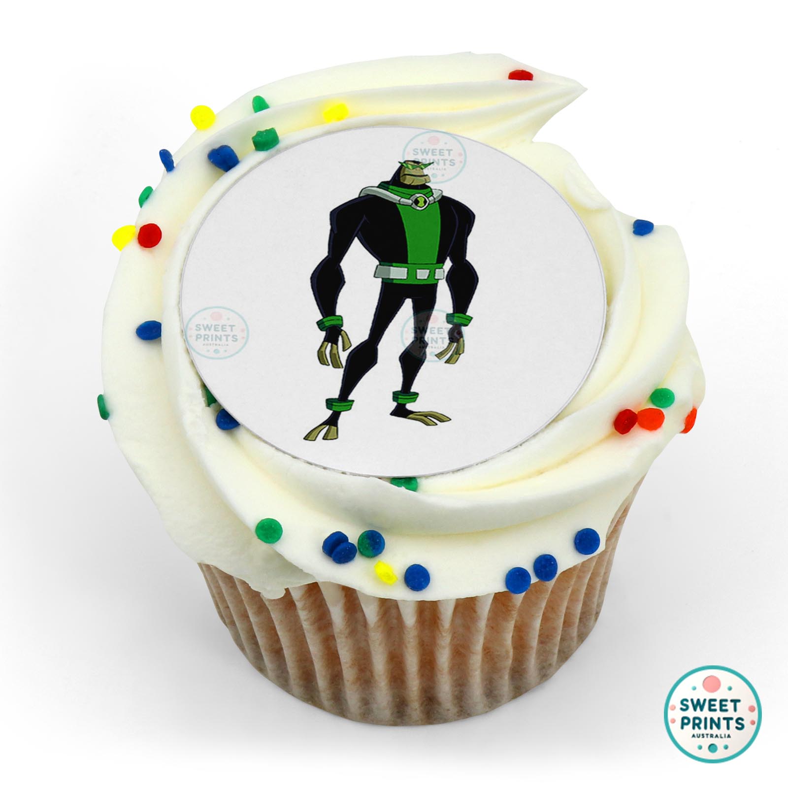 Ben 10 Bullfrag edible cake topper