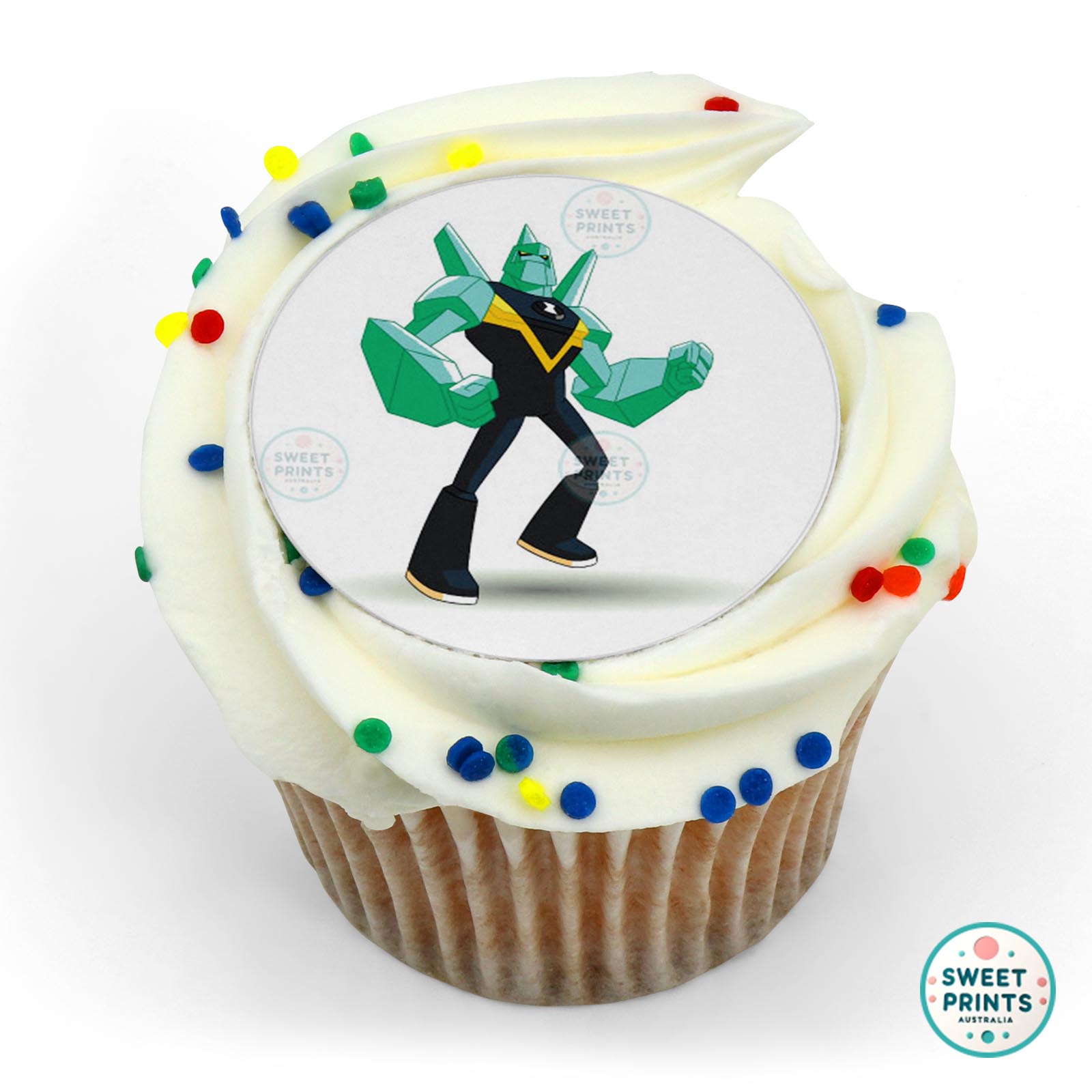 Ben 10 Diamondhead edible cake topper
