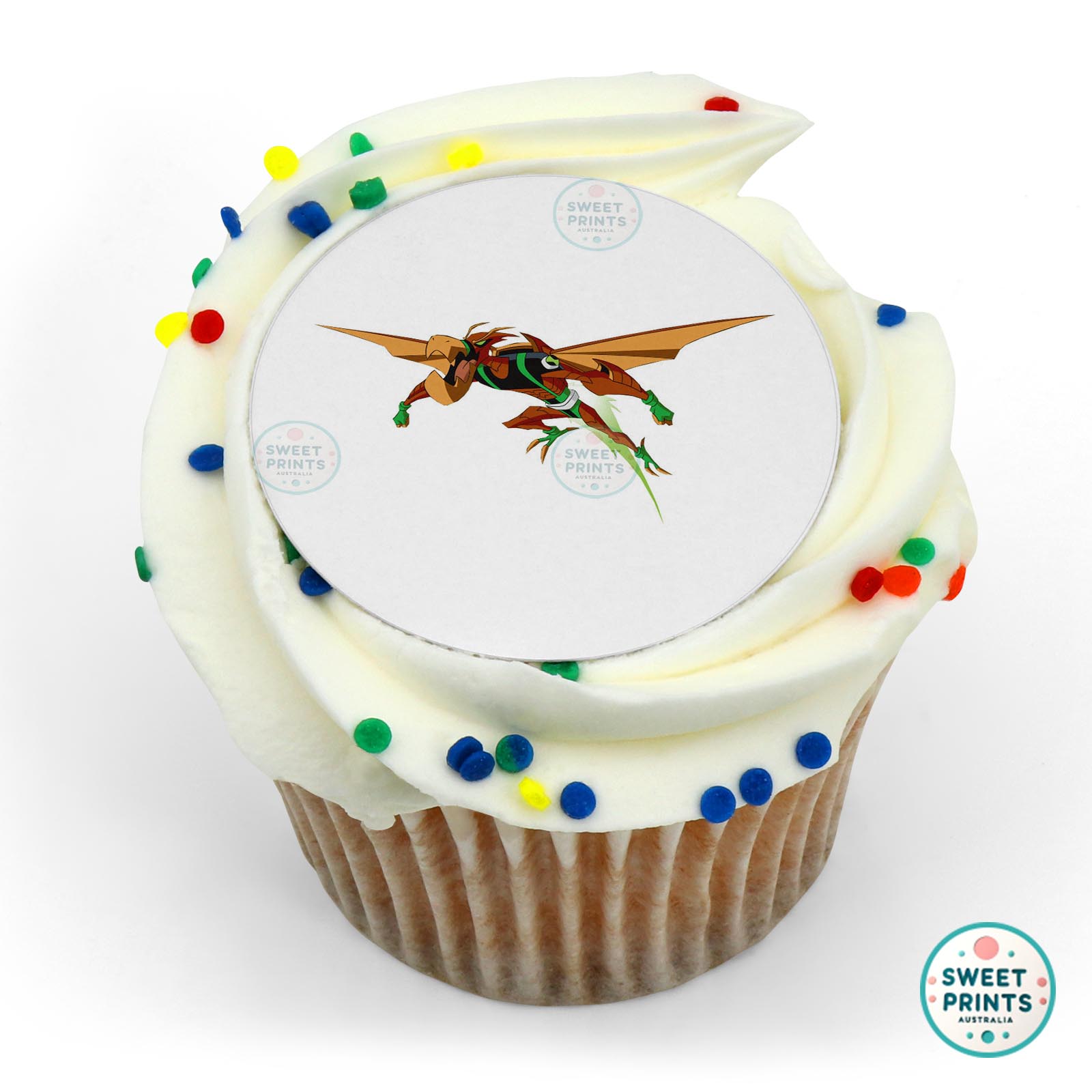 Ben 10 Flying Astrodactyl edible cake topper