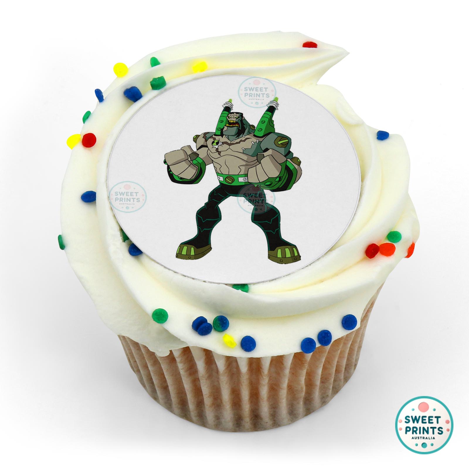 Ben 10 Frankenstrike edible cake topper