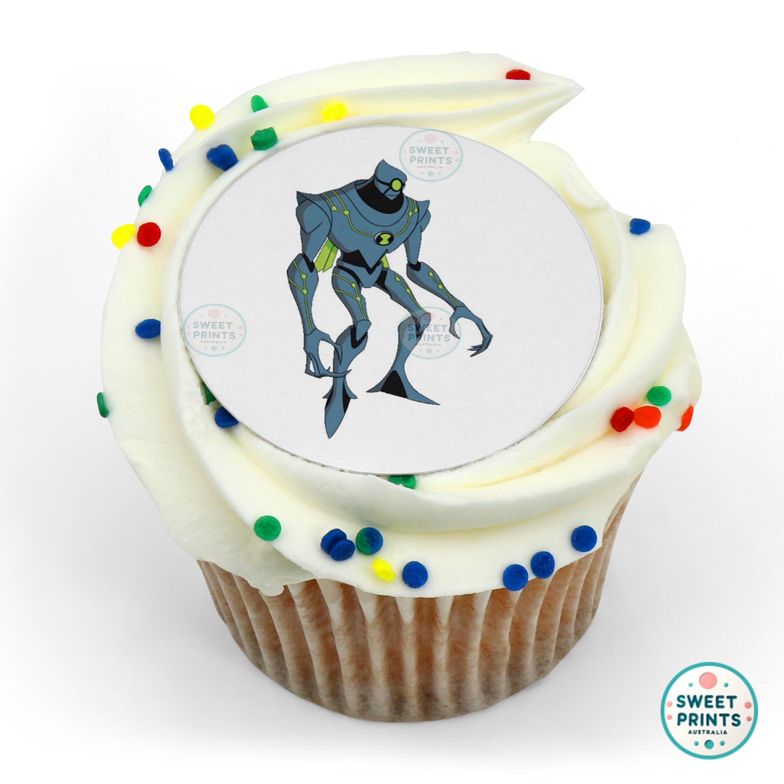 Ben 10 Nanomech edible cake topper