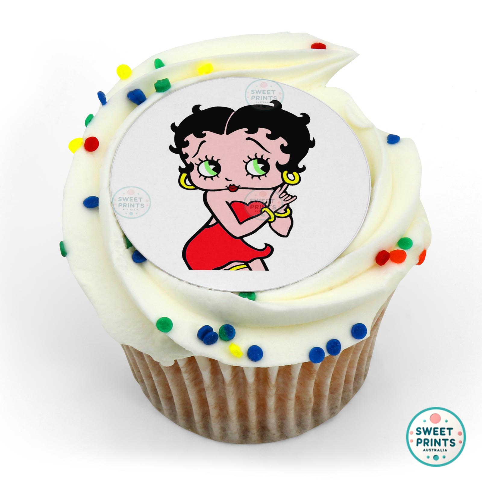 Betty Boop Close Up edible cake topper