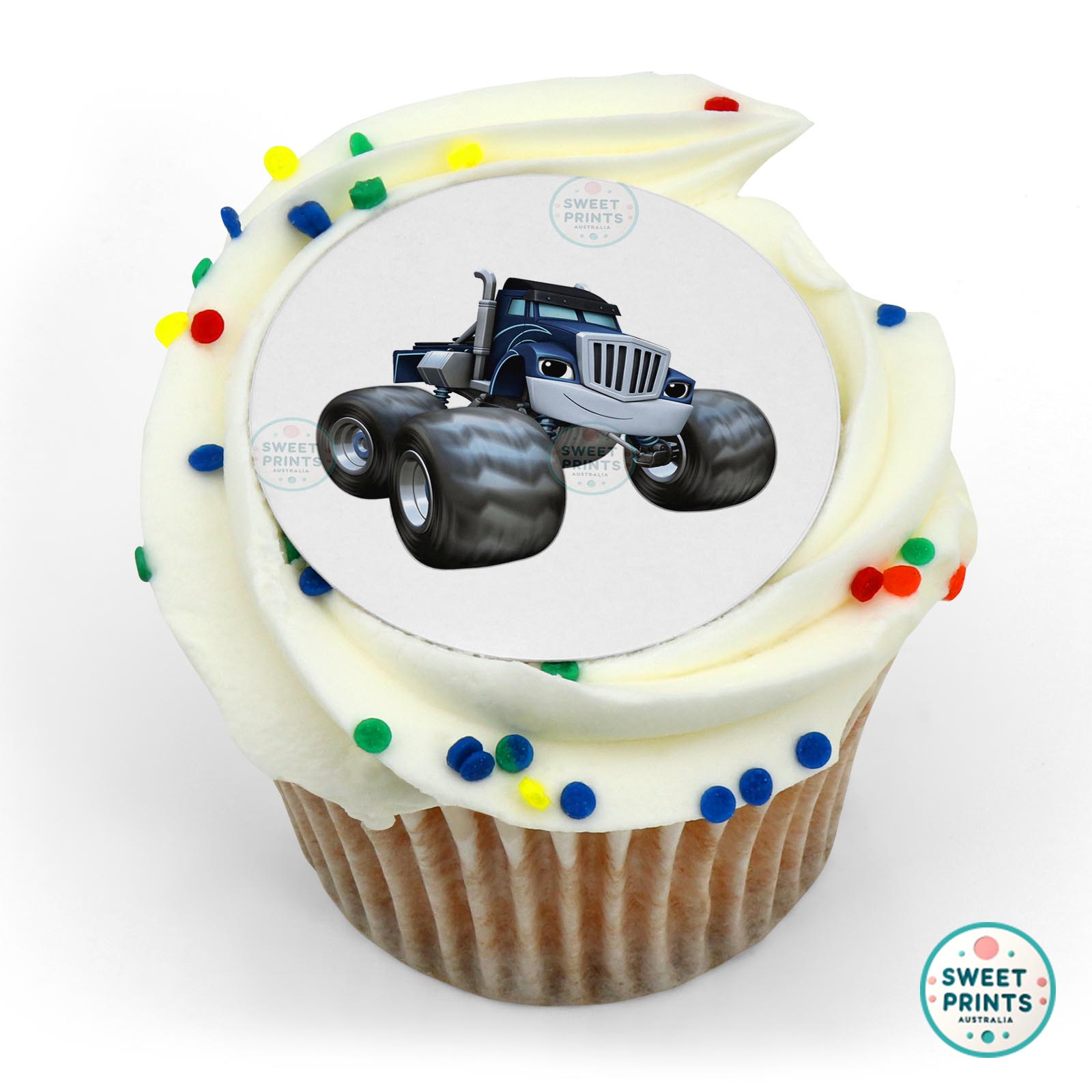 Blaze And The Monster Machines Crucher edible cake topper