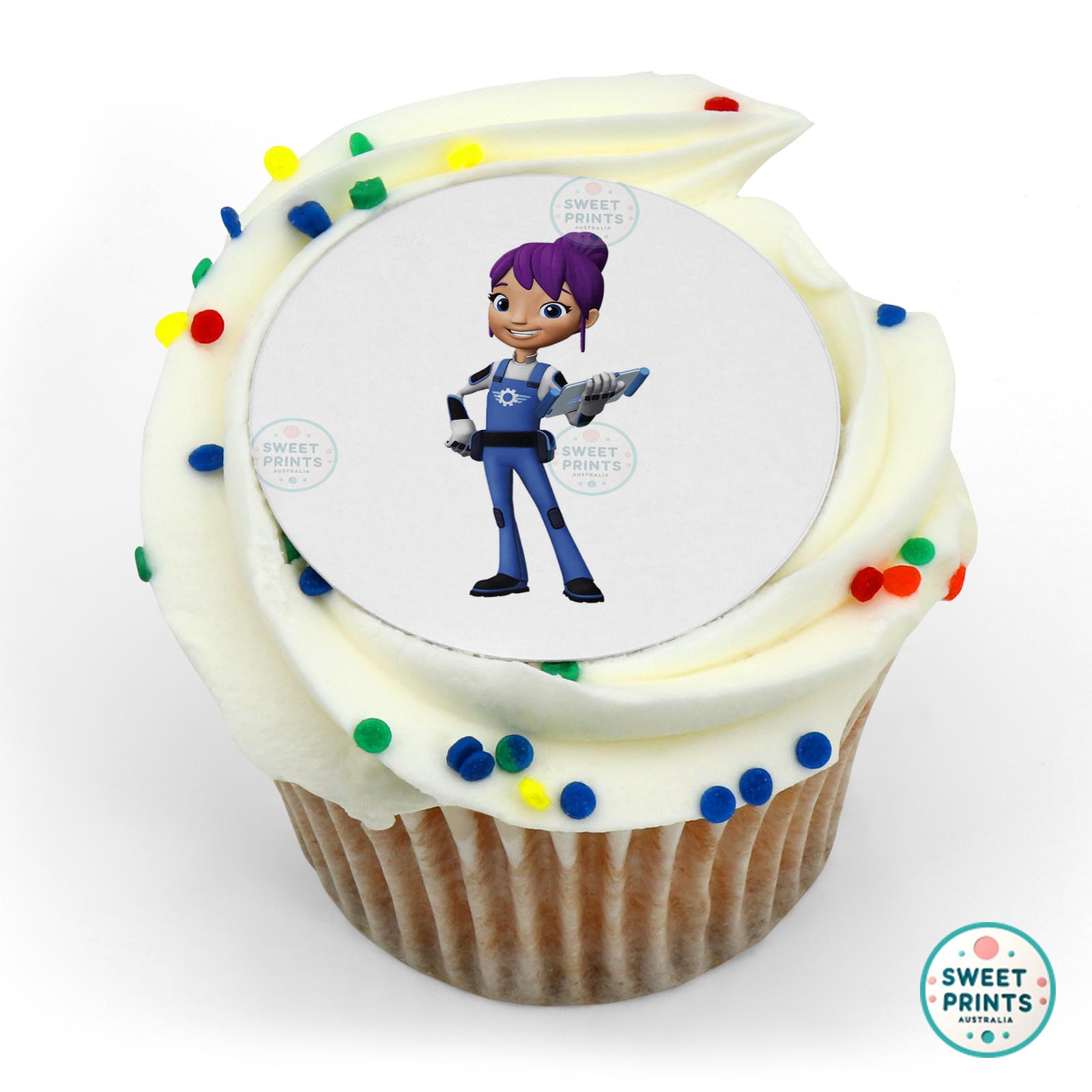 Blaze And The Monster Machines Gabby edible cake topper