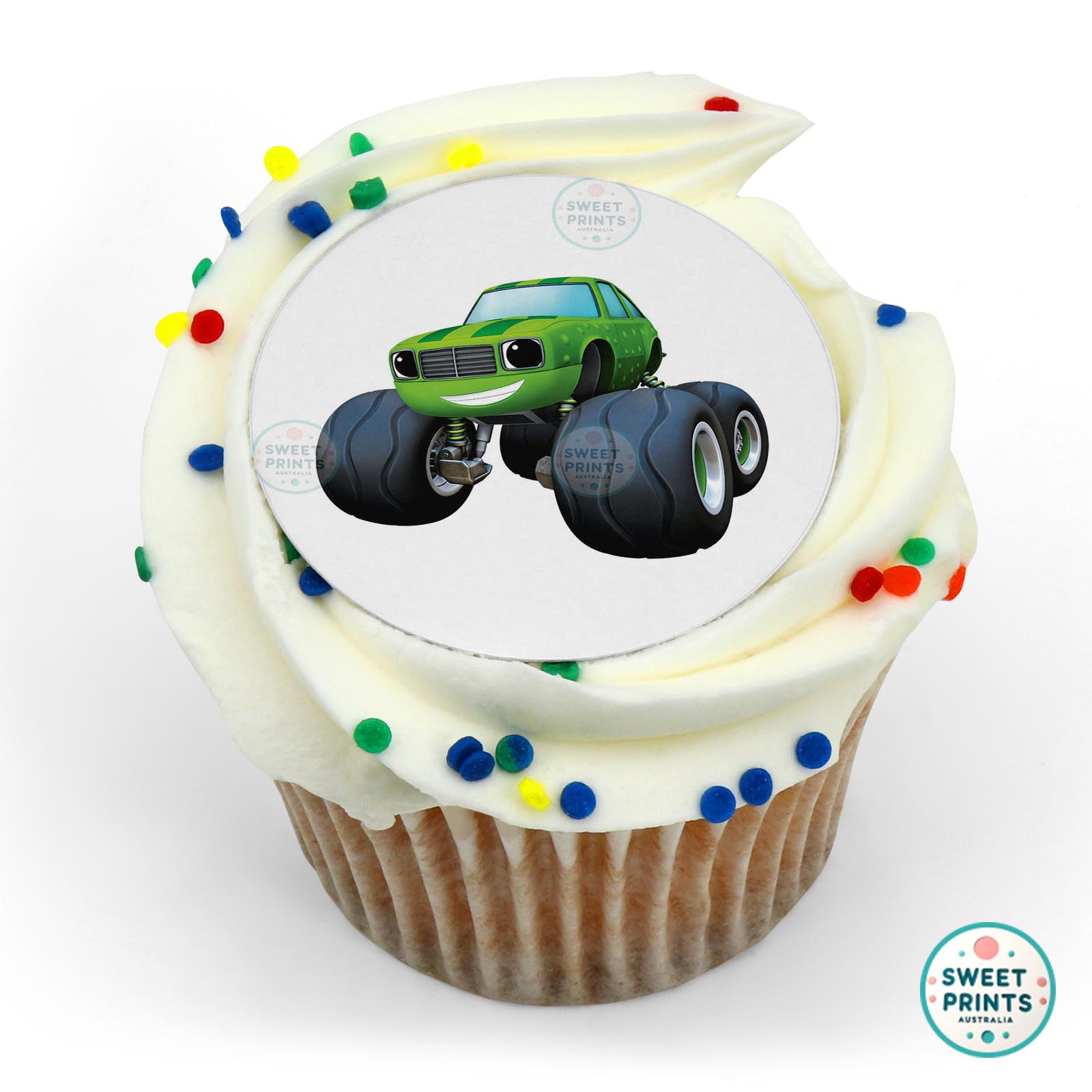 Blaze And The Monster Machines Pickle edible cake topper