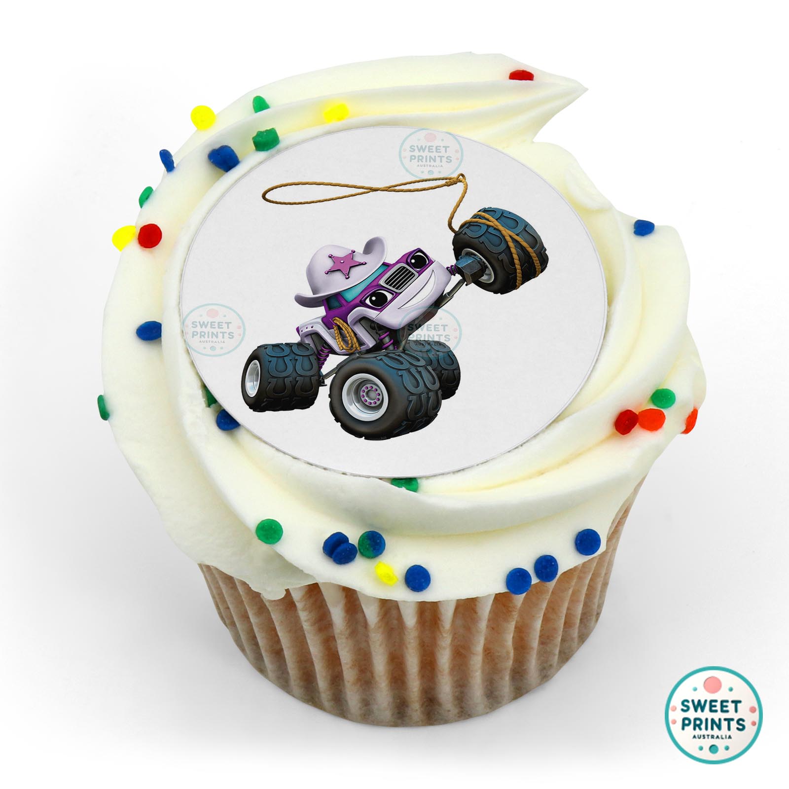 Blaze And The Monster Machines Starla edible cake topper